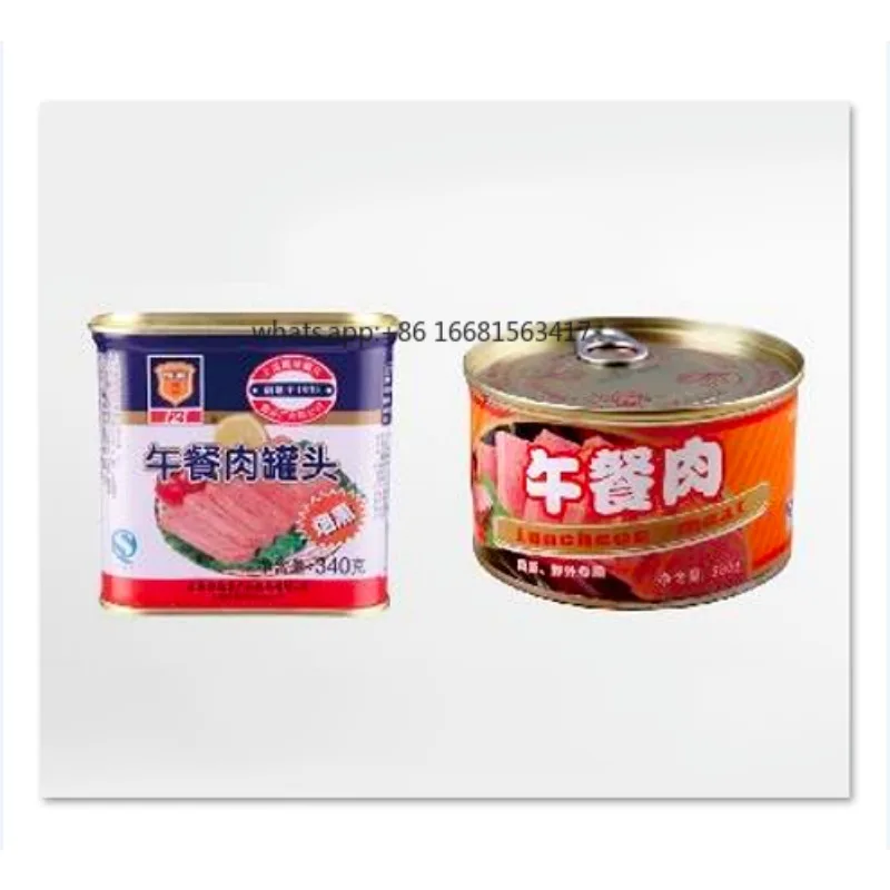 Factory Direct SalesVacuum Quantitative Lunch Meat Filling Machine Lunch Meat Sub-filling Machine Canned Lunch Meat Production