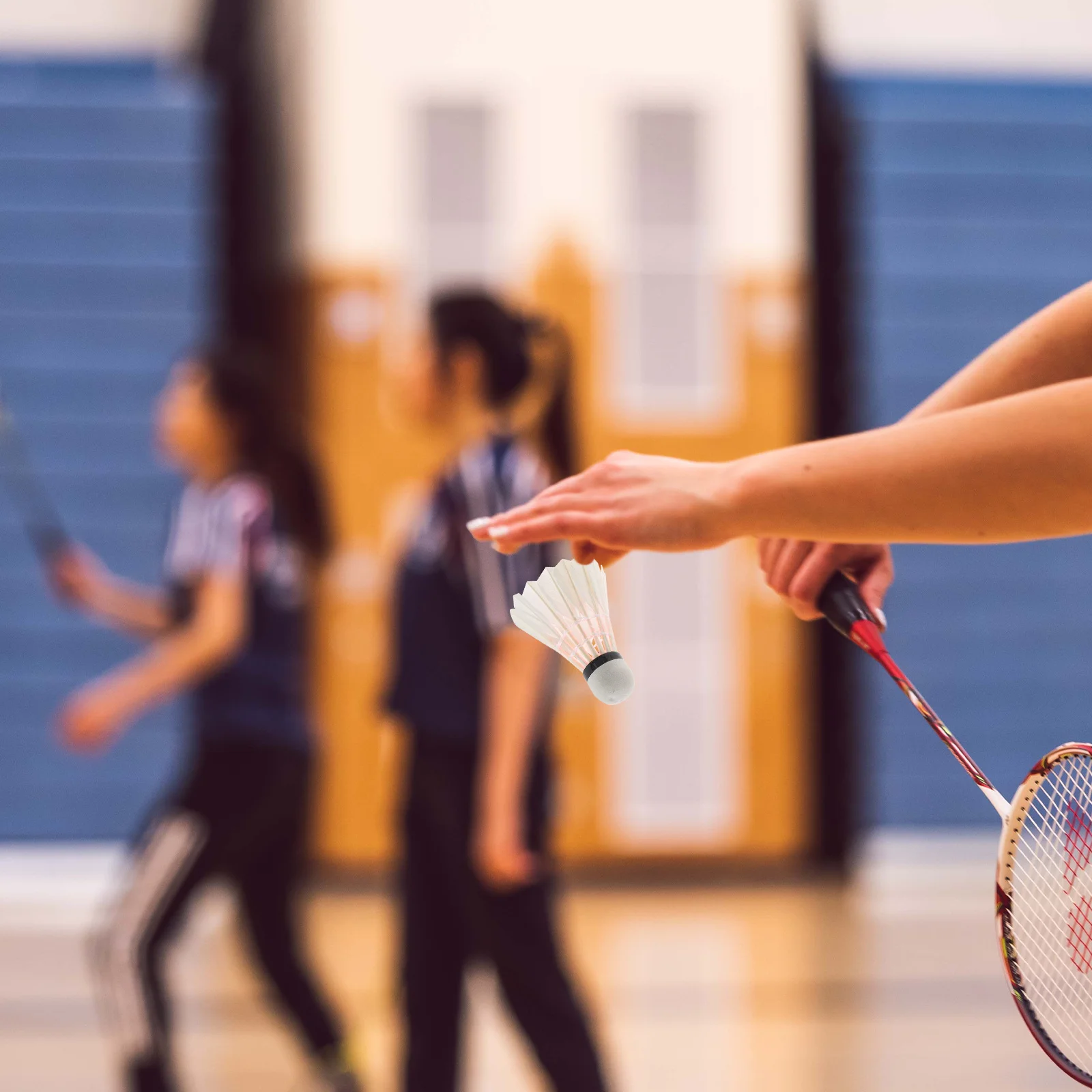 8 قطع من ملحقات كرة الريشة المتوهجة LED للطيور الرياضية المتوهجة