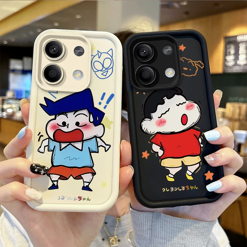 

Hot C-Crayon Shin-chans Phone Case for Redmi Note 13 12 Pro Plus 5G Note 13 12 11 10 9 Pro 12C 14C 10C 9C A2 A1 Protective Cover