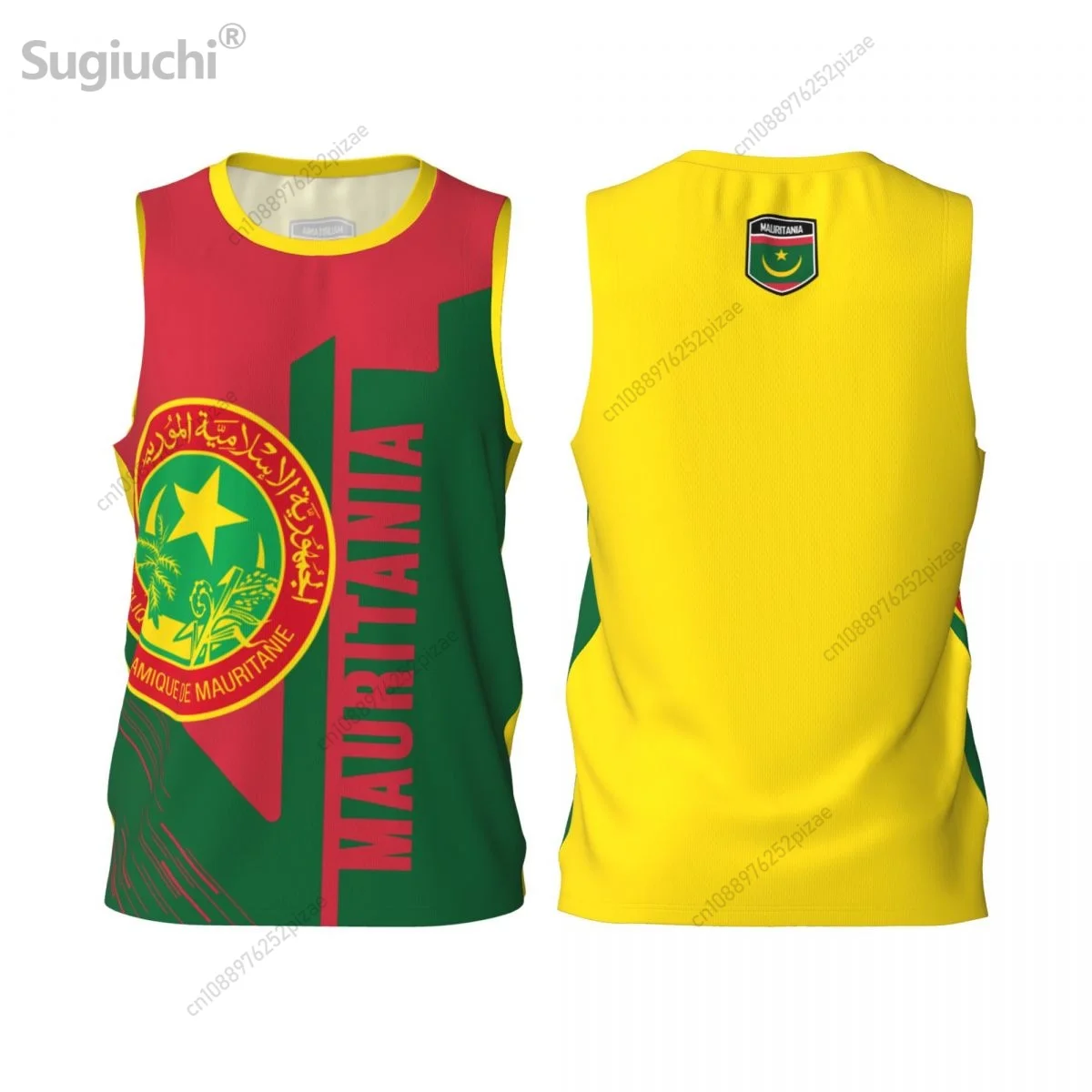 

Custom Name Number Mauritania 3D Flag Sports T-shirts Men Clothing Breathable For Basketball Running Fitness T shirt