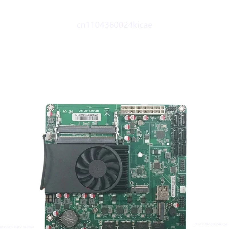 N5105 اللوحة الأم الصناعية NAS اللوحات الأم 4 النوى 4 المواضيع معالج الطاقة المنخفضة 4x2.5G i225 شبكة 2 M.2 فتحة 6xSATA DP HD