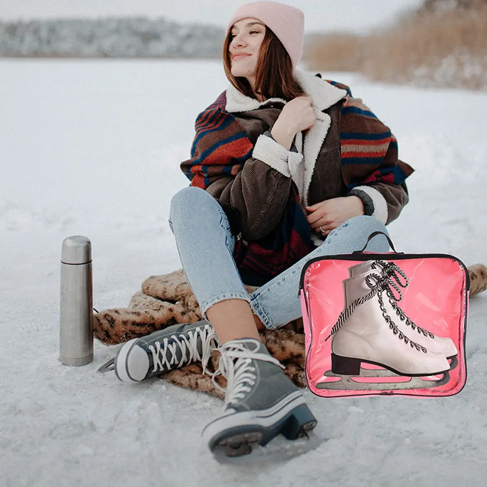 

2Pcs Skates Shoes Bag Roller Skates Organizer Compact Lightweight Design Easy Carry Skating Shoe Container for Indoor Outdoor