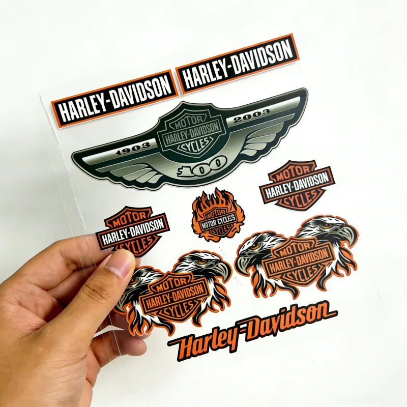 For Harley Davidson Electra Glide Ultra Classic Motorcycle stickers Motorcycle helmet Body 3D Decals decoration Stickers view 6