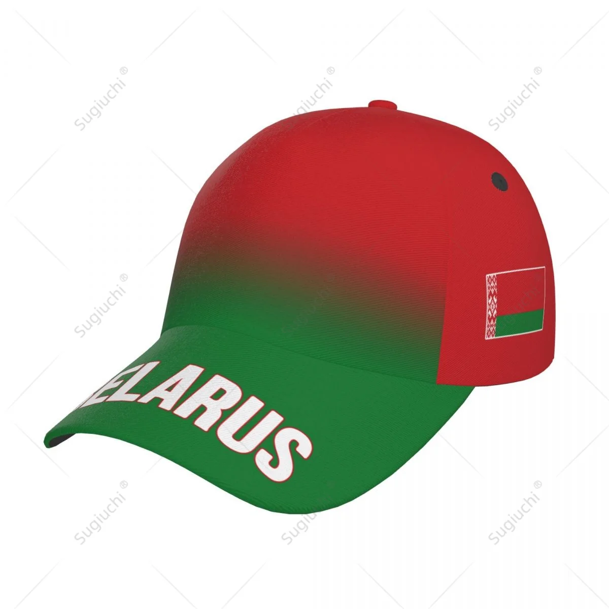 Unisex Baseball Cap Hat Belarus Flag Gradient Color 3D Printing for Tennis Outdoor Bike Bicycle Golf Baseball Sports Fans