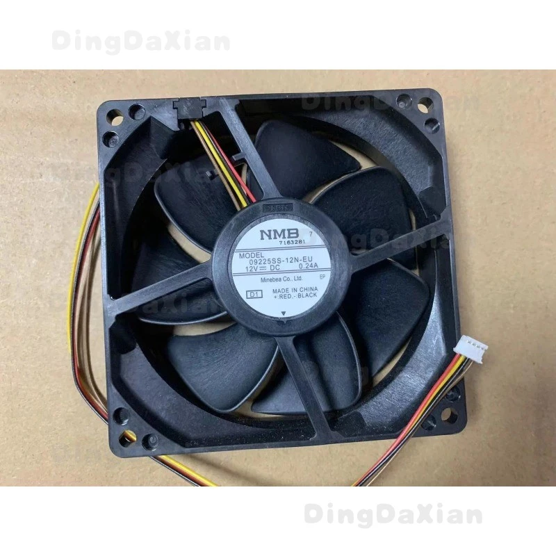 D 1PCS For NMB 09225SS-12N-EU | 9225 12V 0.24A 9CM 4-Wire Projector Axial Cooling Fan