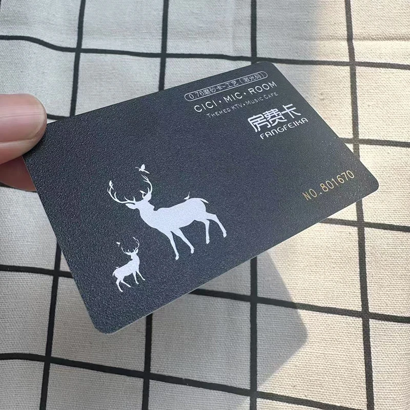 PVC Custom Plastic Card 0.76mm Business Card Membership Card Business Card Personalized Custom PVC Card