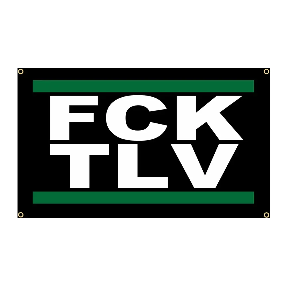 FCK TLV Haifa Lsrael FC العلم البوليستر المطبوعة راية المنزل أو في الهواء الطلق للديكور 90x150 سنتيمتر نسيج المرآب أعلام لغرف النوم