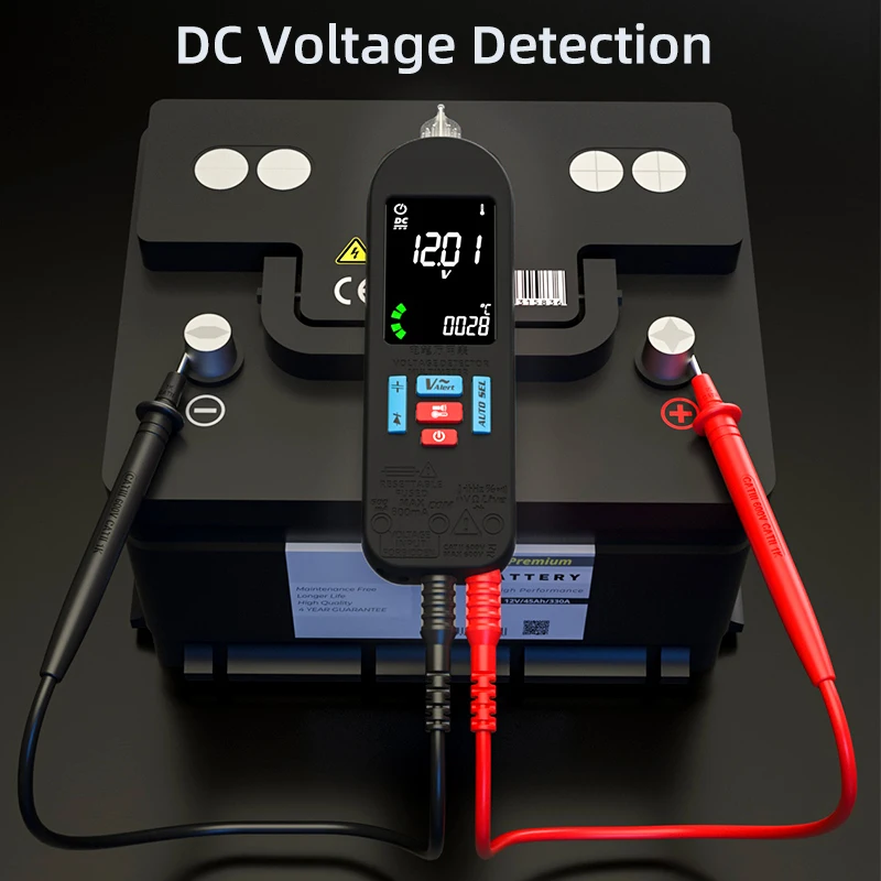 NEW Smart Digital Multimeter Rechargeable Professional Automatic Voltage Tester Handheld VFC AC DC Diode Capacitor Resistance