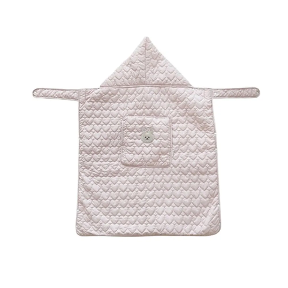 

Одеяло для детской коляски с рисунком медведя, утепленное ветрозащитное чехол на тележке для малышей, водонепроницаемое пеленание с регулируемой талией для новорожденных