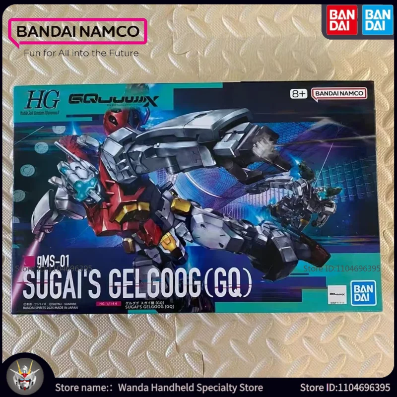 En Stock, nuevos juguetes modelo Gundam HG gquuuuuux gMS-01 Gelgoog, colección divertida Popular, ensamblar figura Mecha, muñecos, regalos de vacaciones