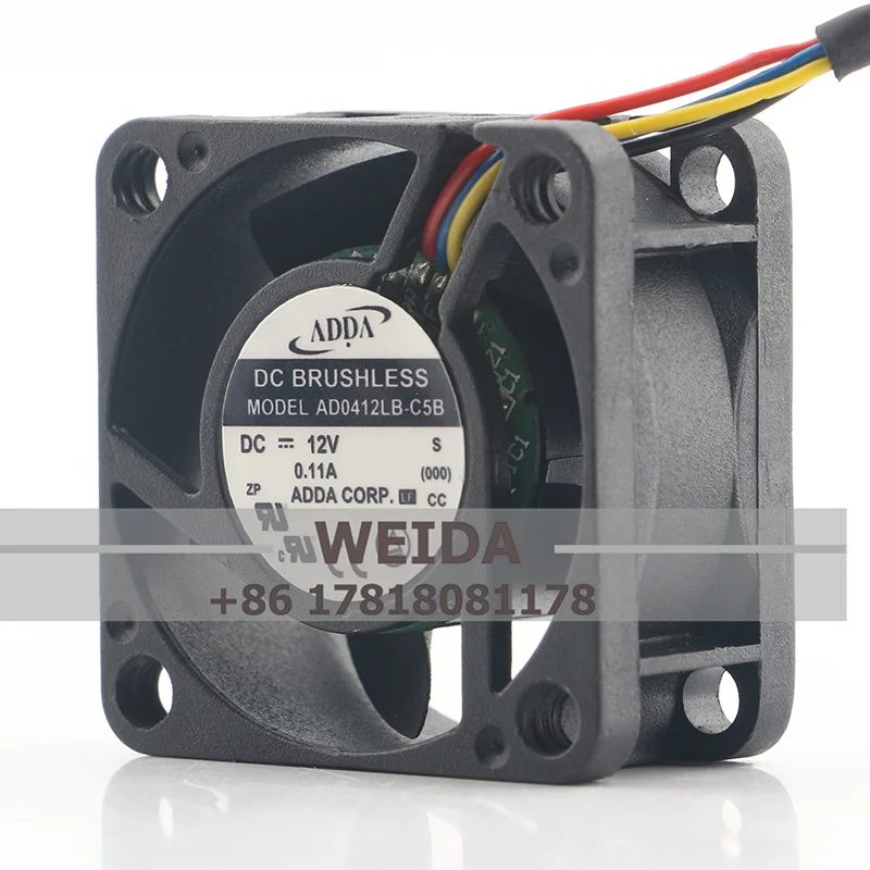 

ADDA DC 12V 0.11A AC EC 4020 40X40X20MM 4CM Four-wire PWM Converter Chassis Server AD0412LB-C5B Cooling Fan