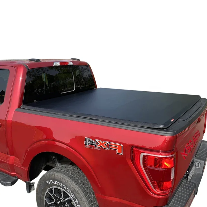  SF Series Soft Tri Fold Truck Bed Tonneau Cover for Chevy Silverado/GMC Sierra 1500/2500/3500HD