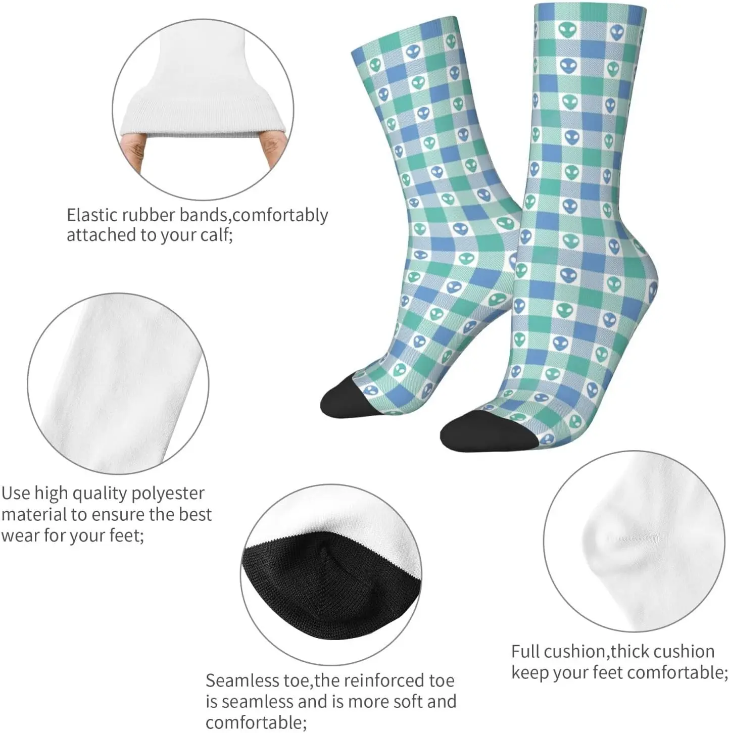 الغريبة نجوم الرياضة طباعة طاقم الهدايا للرجال والنساء الترفيه الرياضة Harajuku ريترو ستايل تنفس عدم الانزلاق جوارب رياضية