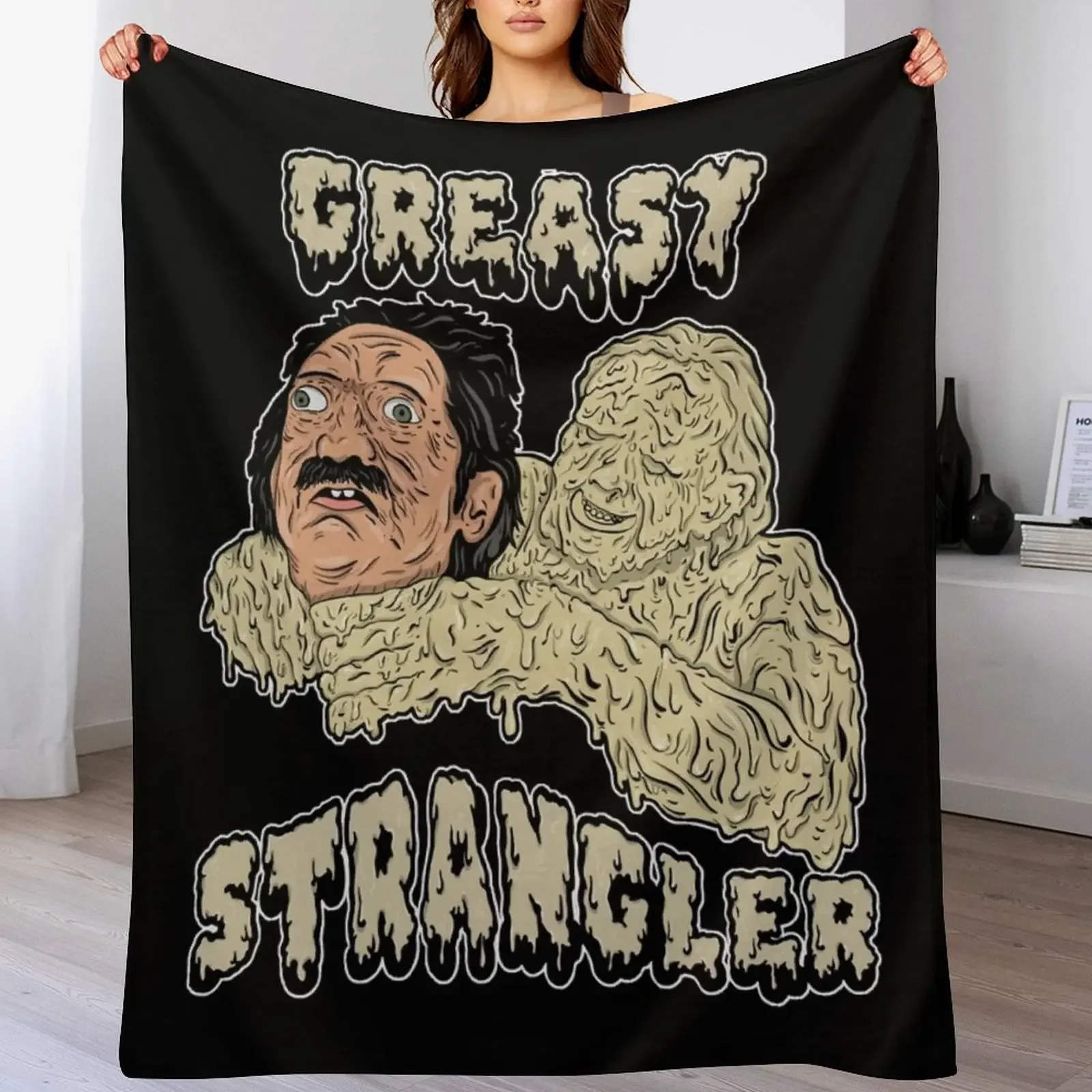 the greasy strangler Essential T-Shirt.png Throw Blanket Cozy Microfiber Throw Blanket for Home Bedroom