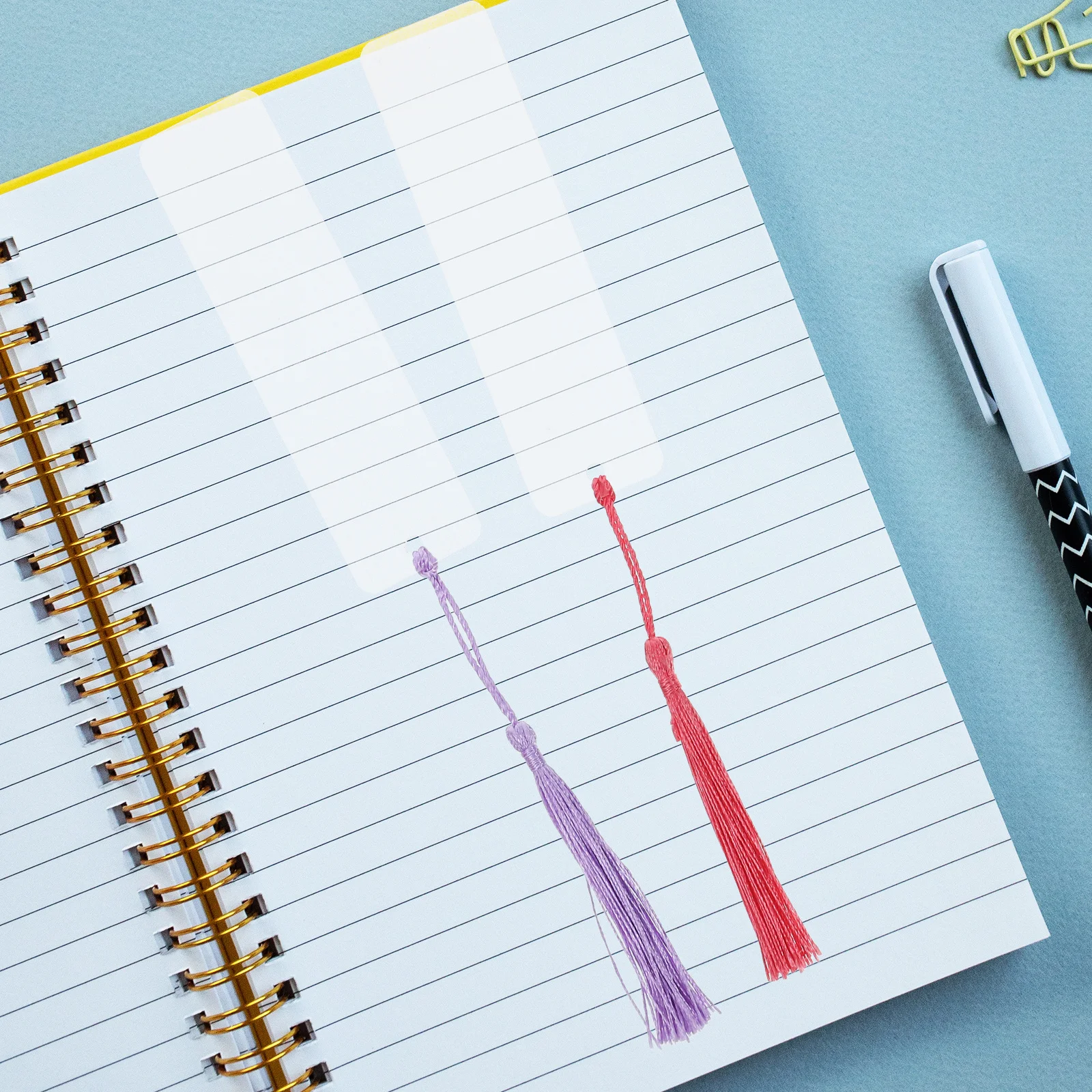 

1 Set Of Acrylic Bookmark Blanks Clear Transparent Diy Bookmarks For Reading Page Markers Tassel Hole Bulk Craft Teacher Kit