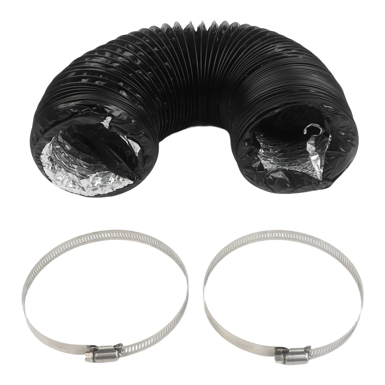 4inch Aluminum Foil Vent Hose Leak-Resistant HVAC Ducting Air Conditioner Ventilation Ducting Vent Hose Dryer Hood Exhaust Duct