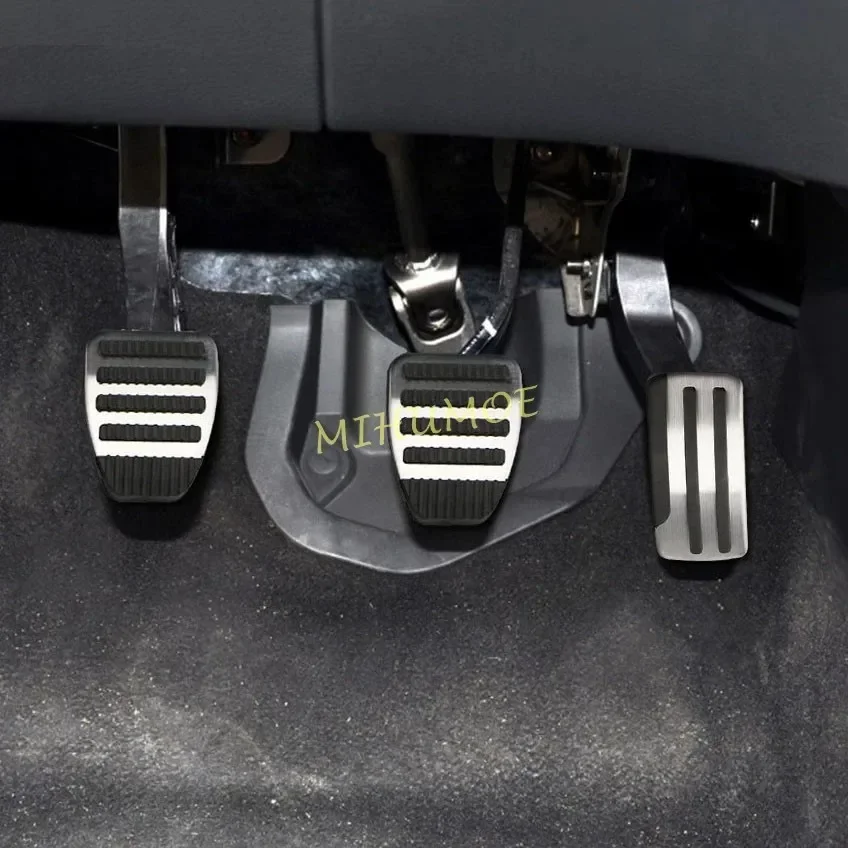 Voor Nissan X-Trail Qashqai 2008-2013/Patrouille 2011-2016 Auto Koppeling Rem Gas pedaal Pad Cover Set Rvs LHD