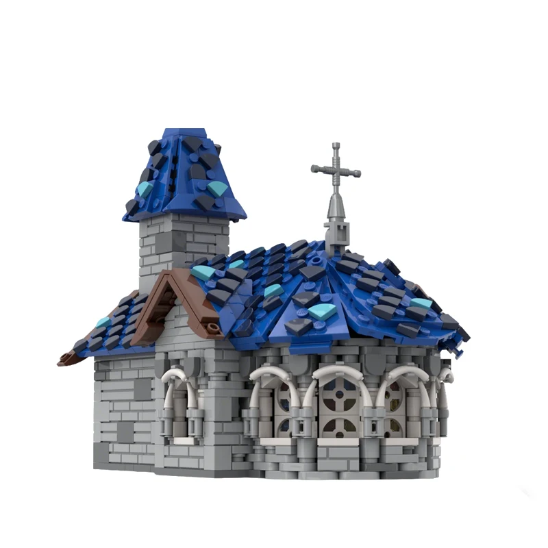 1035 Pezzi Cattedrale di San Pietro MOC, Blocchi da Costruzione Modulari Personalizzabili, Modello Semplice e Popolare, Giocattolo Fai-da-Te per Regali Festivi