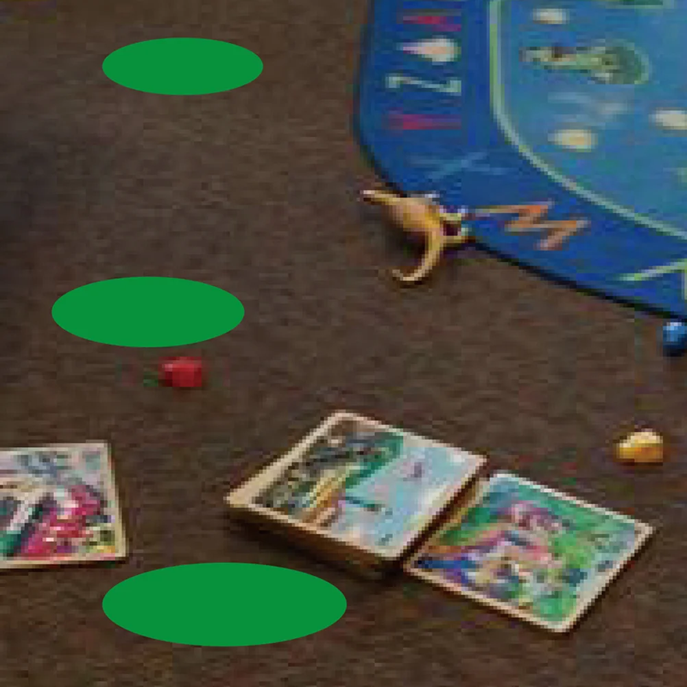 5 Sets Sports Round Marker Stickers Office Rug School Dry Erase Circles for Tables