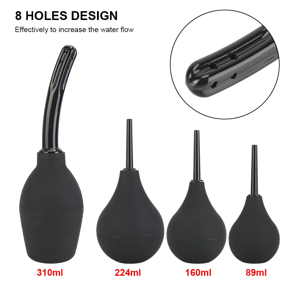 لمبة تصميم الشرج نظافة حقنة شرجية الدوش للمرأة/الرجل تنظيف الحاويات المهبل نظافة الشرج دش الجنس لعب الصحة النظافة أداة #3