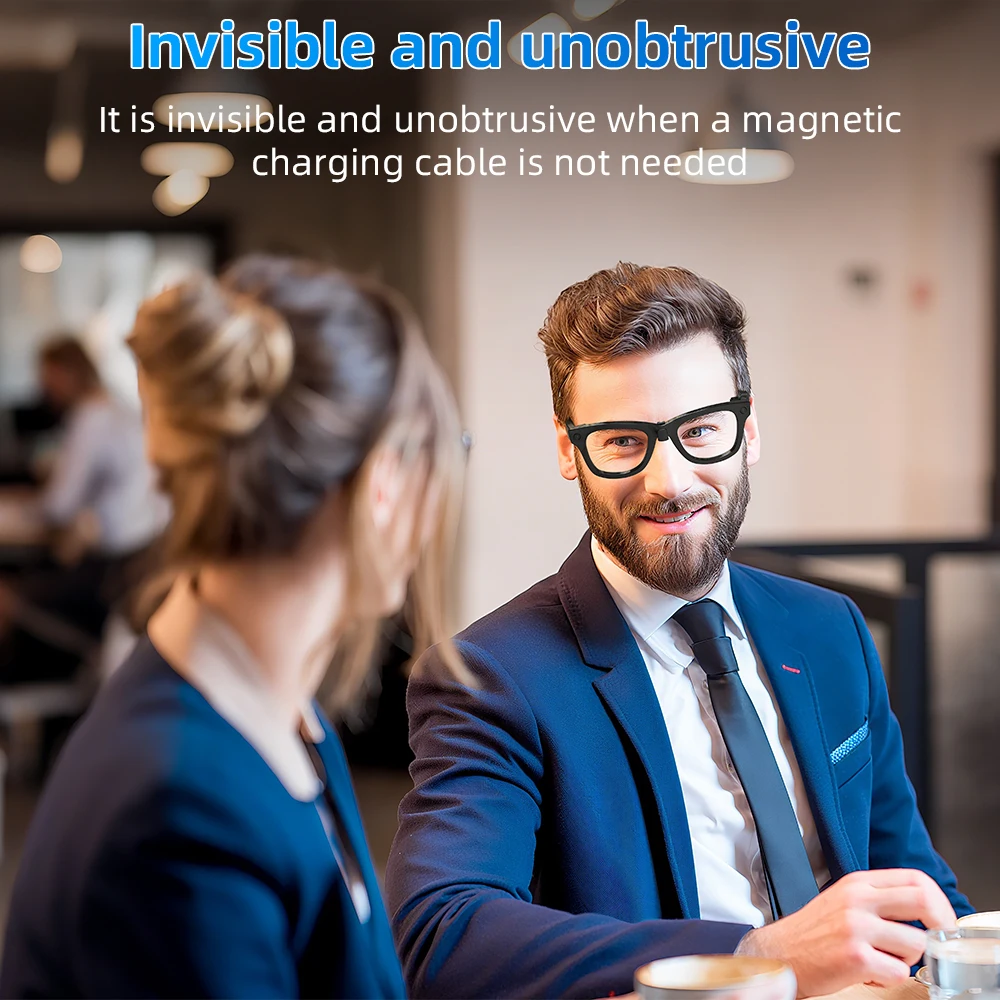 Kabel magnetyczny Hibloks do ładowania okularów Ray-Ban Meta Wayfarer Skyler Headliner (GEN1 GEN2) i okularów Oakley HSTN, akcesoria do okularów