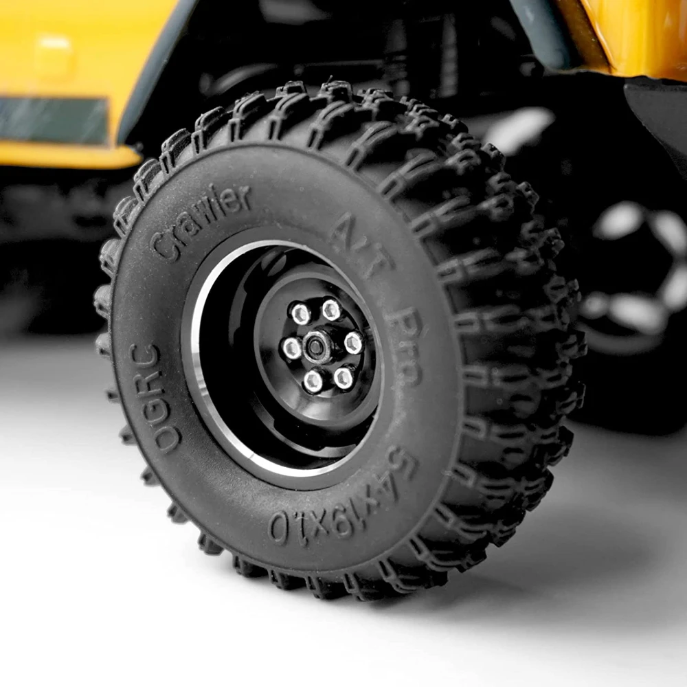 Ruote Esilun 1.0 RC ruote Beadlock Offset negativo 3mm per 1/18 TRX4M 1/24 SCX24 C10 JLU Deadbolt Gladiator Bronco Crawler Car