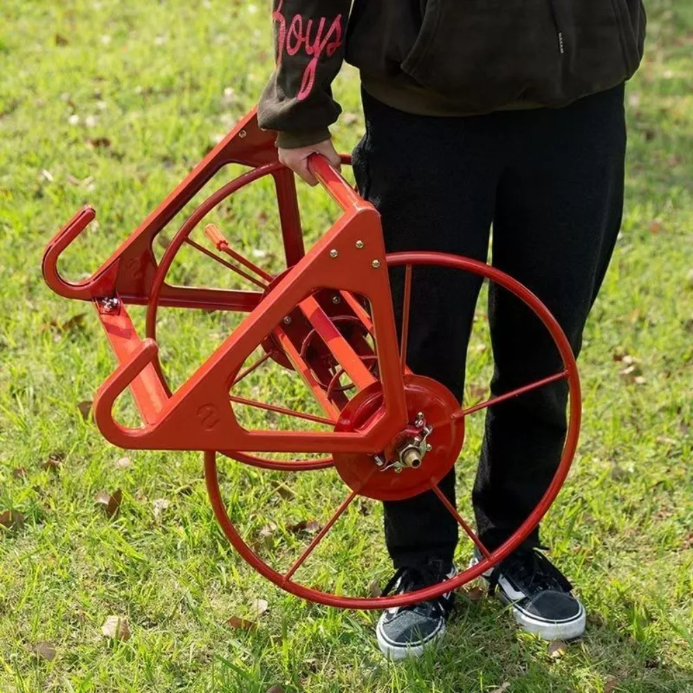 Agricultural Spraying Machine High-pressure Spray Hose Winding Machine Hand-cranked Hose Reel Hose Take-up Frame