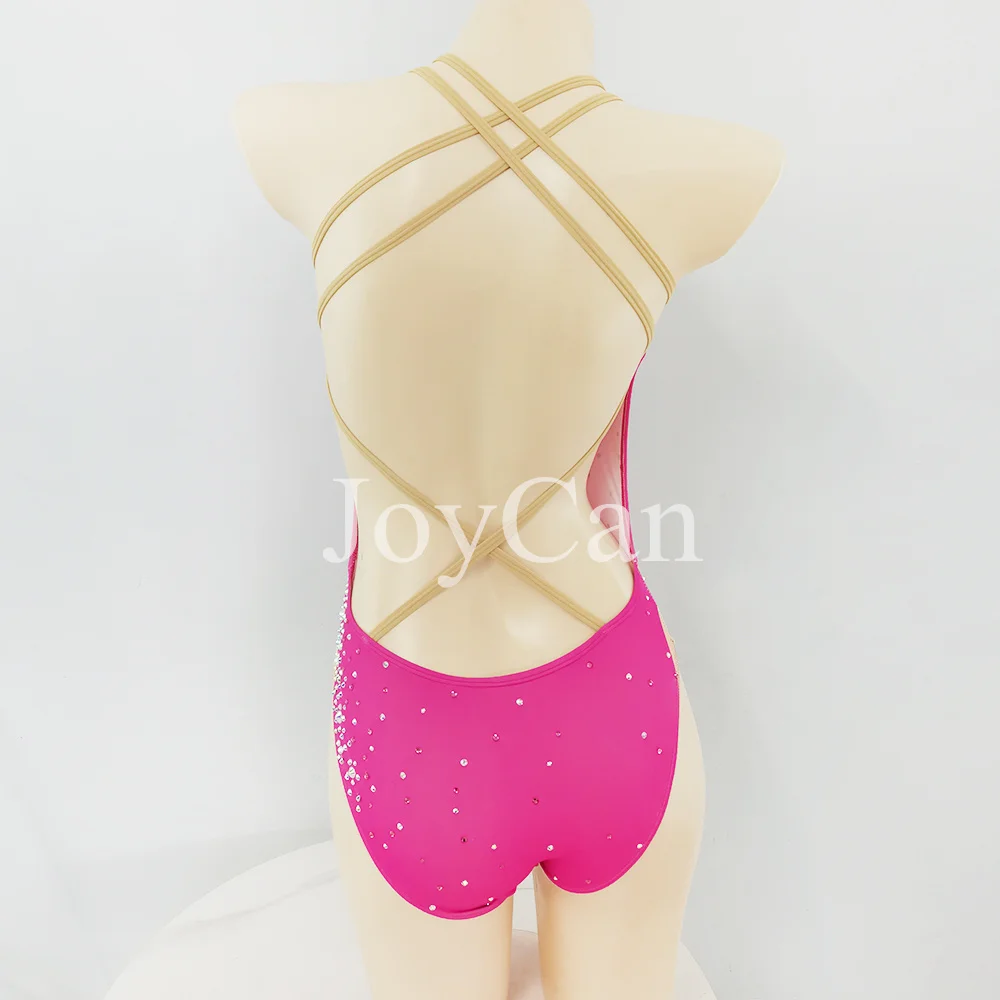 JoyCan-بذلات سباحة وردية متزامنة للفتيات والنساء ، ملابس سباحة للمنافسة