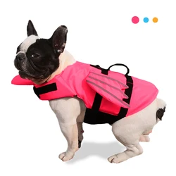 Dog Life Jacket Dog Safety Vest Adjustable Preserver with High Buoyancy and Durable Rescue Handle for Small Medium and Large Dog