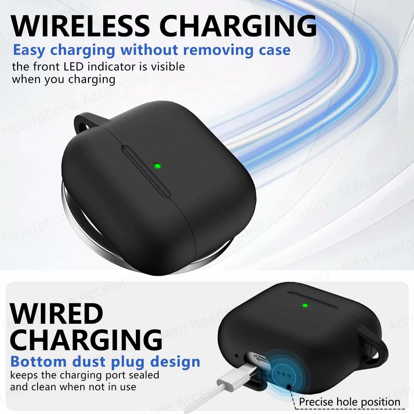 Casing earphone airpods apple, penutup pelindung silikon generasi ke-4 untuk Apple Airpods 4 baru 2024