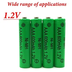 1.2V AAA 600mAh NI-MH Battery Toy Flashlight Remote Control Clock Shaver Electric Toothbrush Replacement Rechargeable Batteries