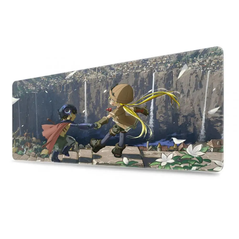 Made in Abyss Riko Nanachi Reg Faputa XXL Mouse Pad Large Computer Laptop Non-slip Keyboard Desk Mats Mousepad