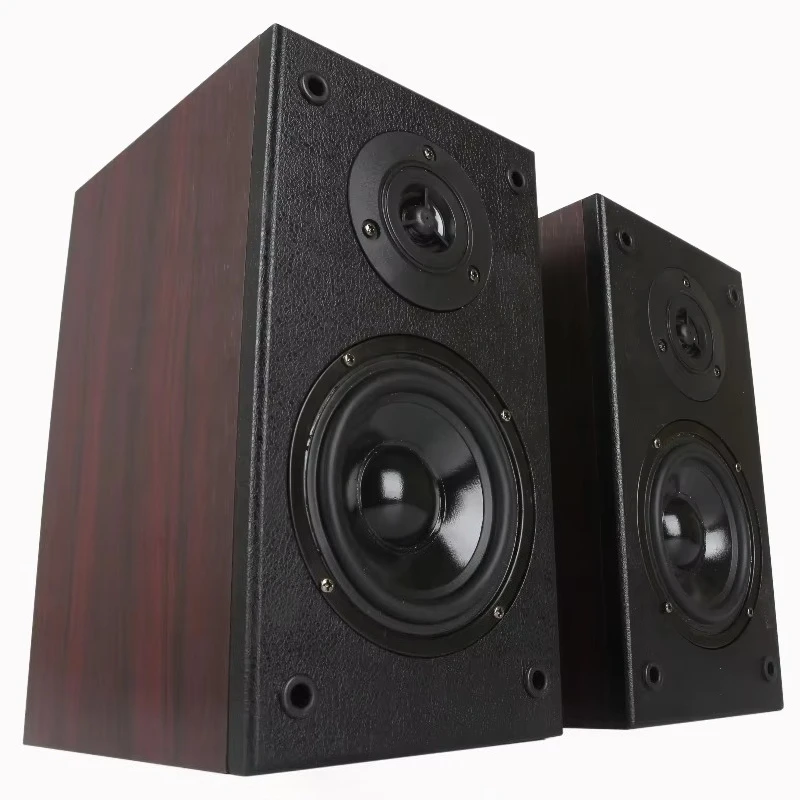 

2.0 Desktop BT Active Speakers with Wooden Enclosure and Fabric Grill