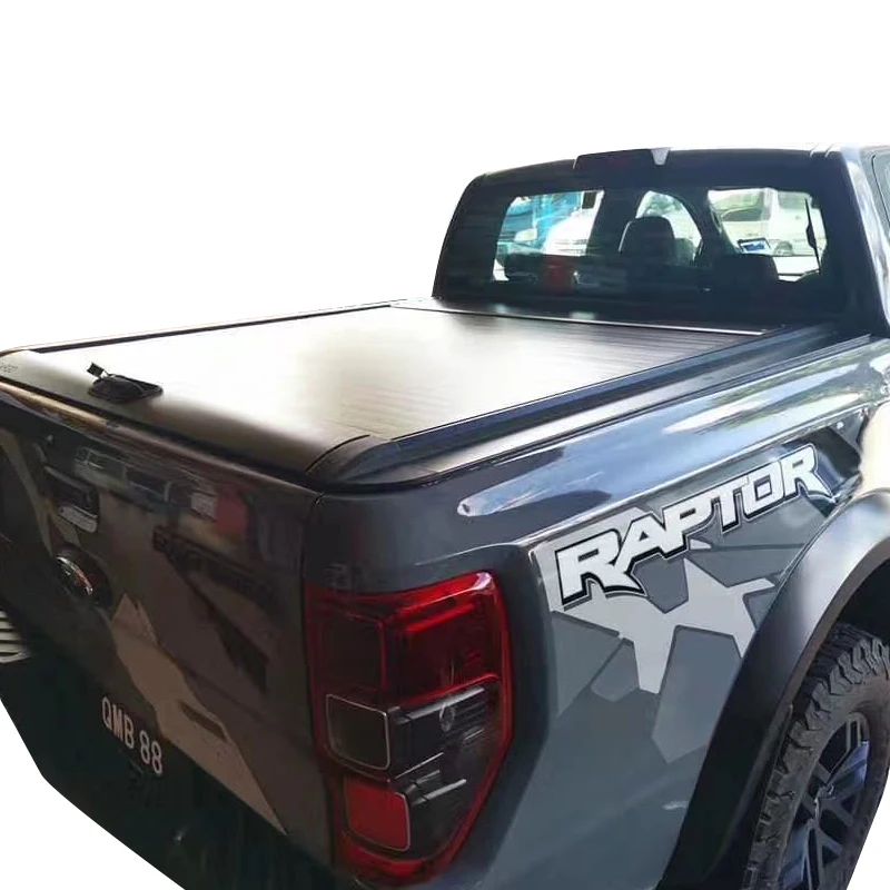 

Zolionwil Bed Cover Offroad Pickup Truck Hard Rolling Tonneau Cover for Ford F-150 Raptor