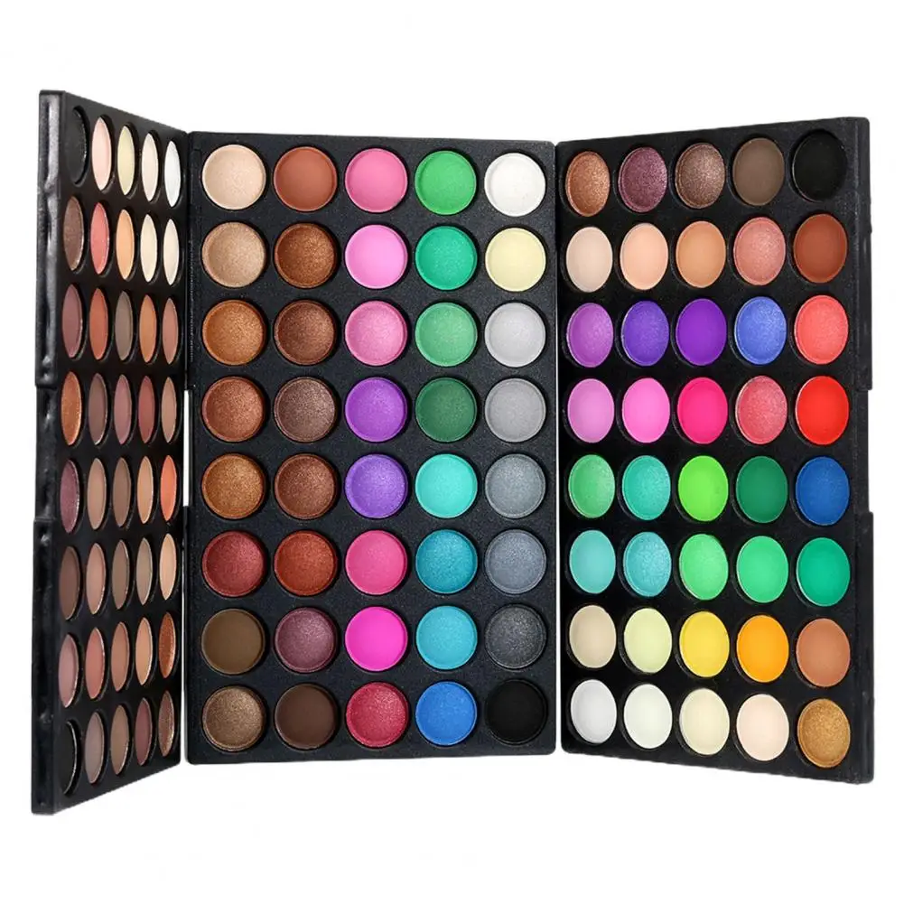 Eyeshadow Palette with All Colors Eye Shadow Plate Exquisite 120-color Eyeshadow Palette Long-lasting Smudge-proof for Women's