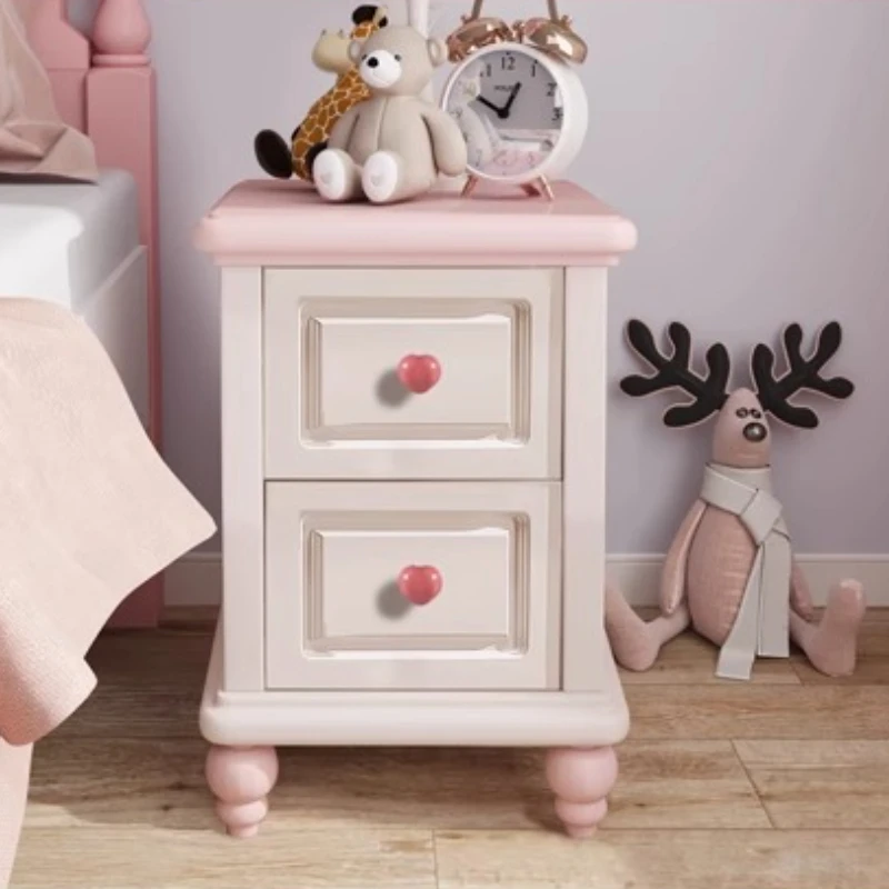 Customizable Simpatici armadi Comodino Camera da letto di lusso Vanity Decor Organizzatore angolare Comodino Cassetti Mini