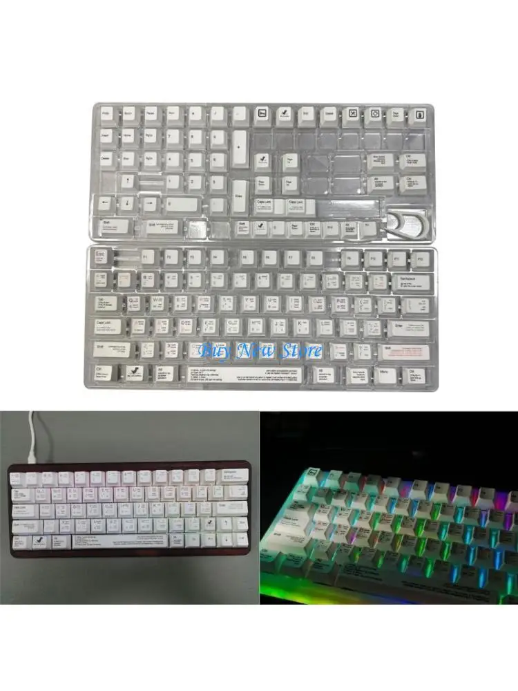 

20ce 129pcs Programmer KeyCap PBT PBB