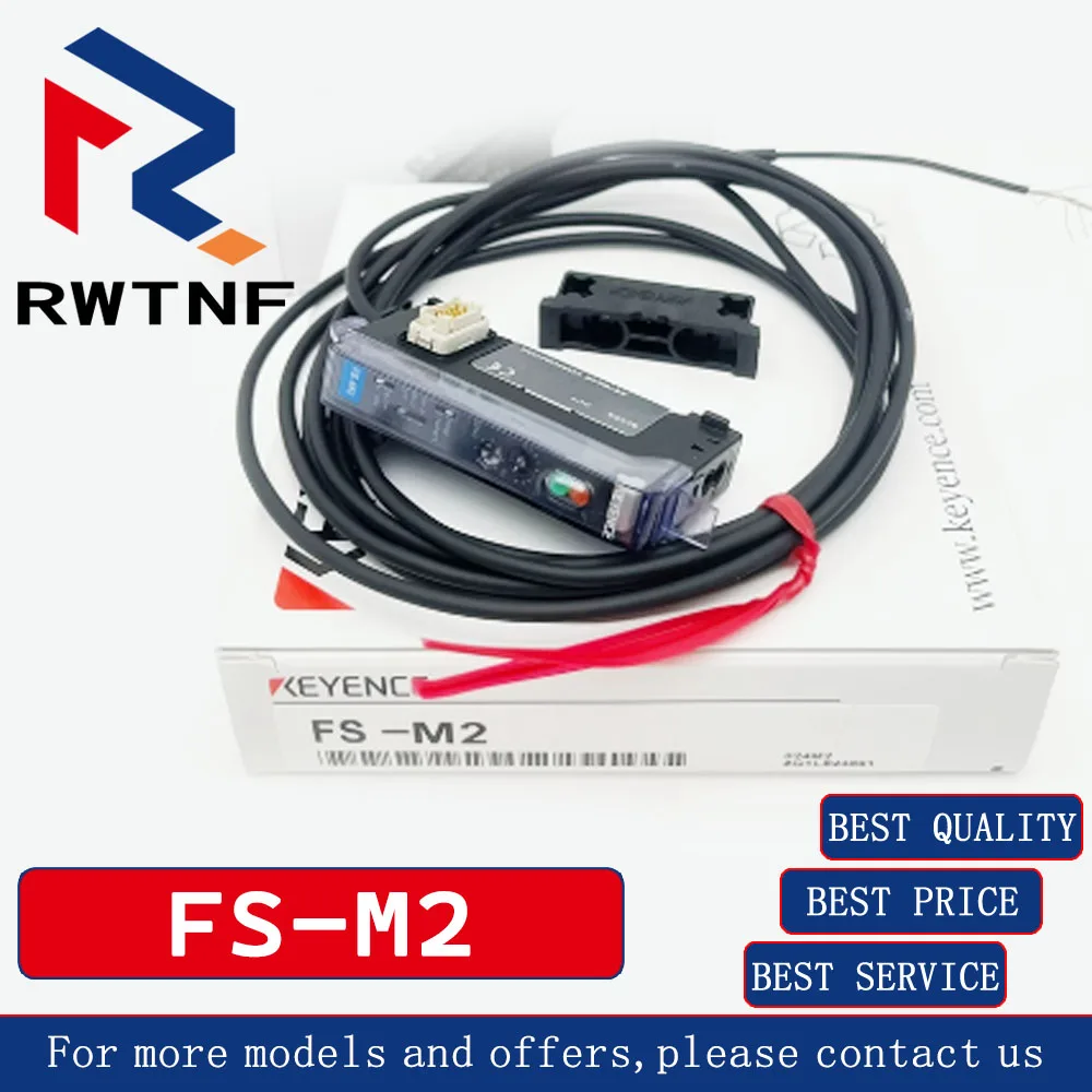 

Brand New Genuine FS-M2 KEYENCE Cable fiber amplifier sensor，warehouse stock