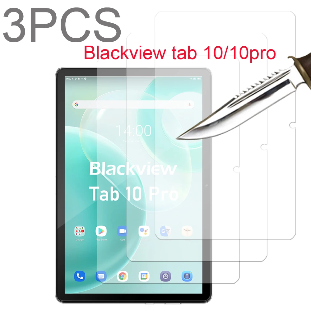 

3PCS for Blackview tab 10/tab 10 pro 10.1'' Tempered Glass screen protector 3 packs protective tablet film HD Antiscratch