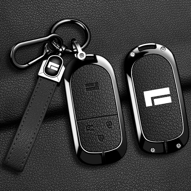 

Zinc Alloy Car Key Case Cover Shell Fob For 2023 Geely ROX 01 For BAIC Polestone 01 JISHI 01 Car Interior Protective Accessories