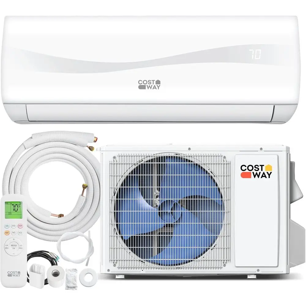 

Мини-сплит-система кондиционирования и обогрева 12000 BTU, 20 SEER, 115В, инверторная, тепловой насос, охлаждает до 750 кв. футов. Фут.