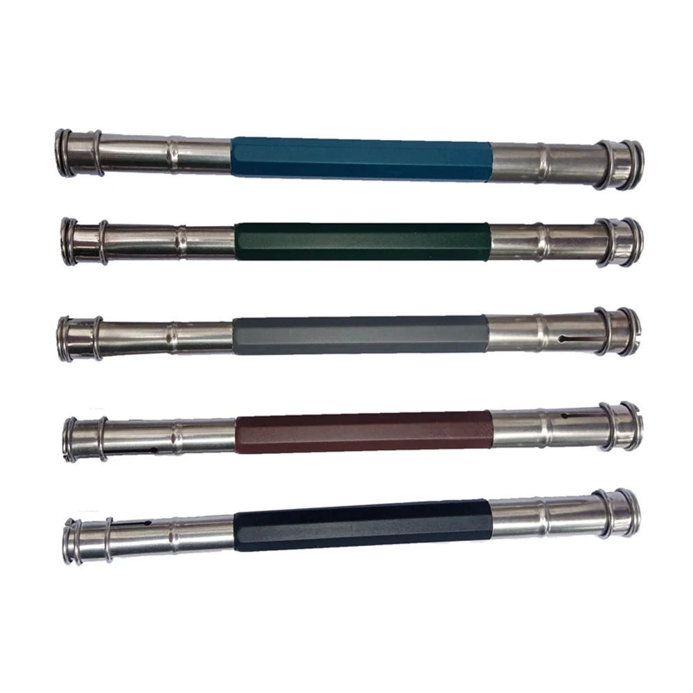 5Pcs/set Stainless Steel Double-ended Metal Pencil Extender Multi-purpose Pencil Extender Pen Clip Pencil Case 2 Colors Optional