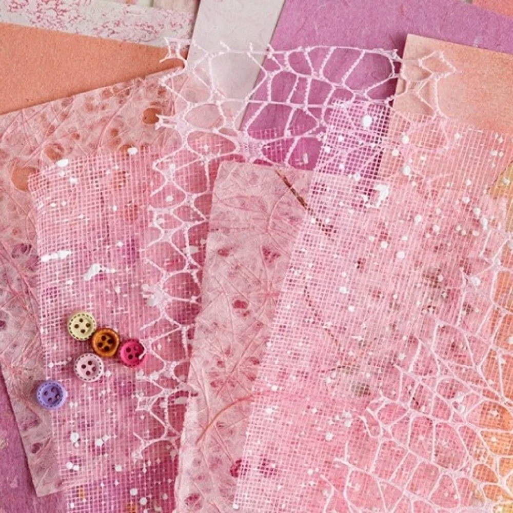26pcs DIY Photo Album Vintage DIY Scrapbooking Paper Mixed DIY Lace Material Paper Retro Handmade Paper DIY Projects