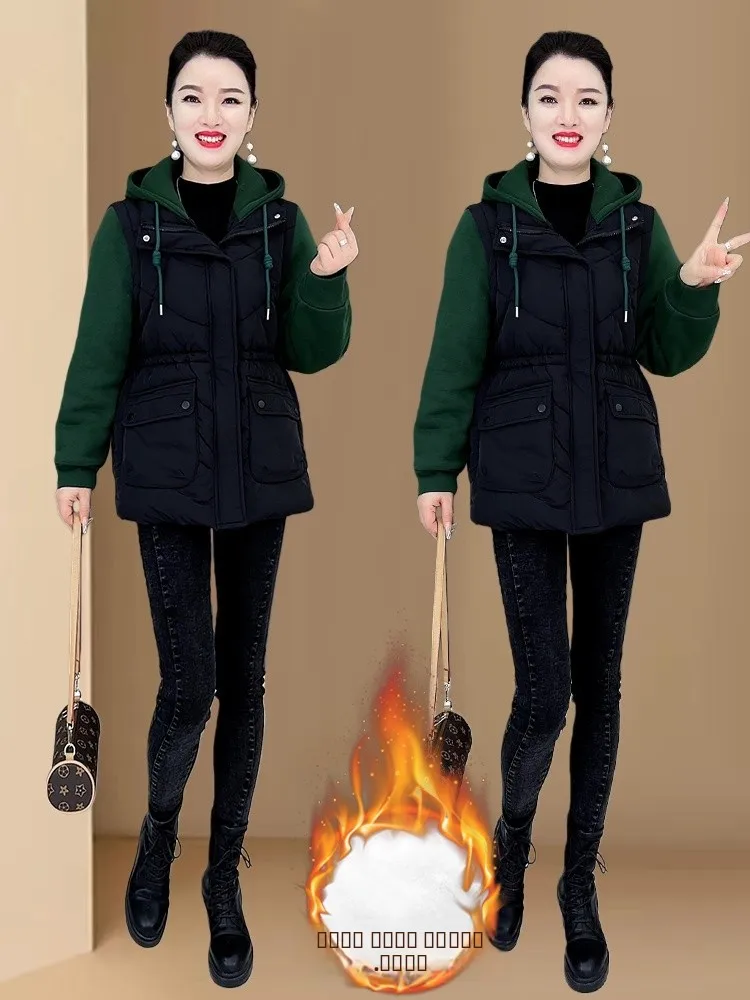 

Повседневное зимнее джато больших размеров, женское модное универсальное бестселлерное корейское свободное хлопковое пальто