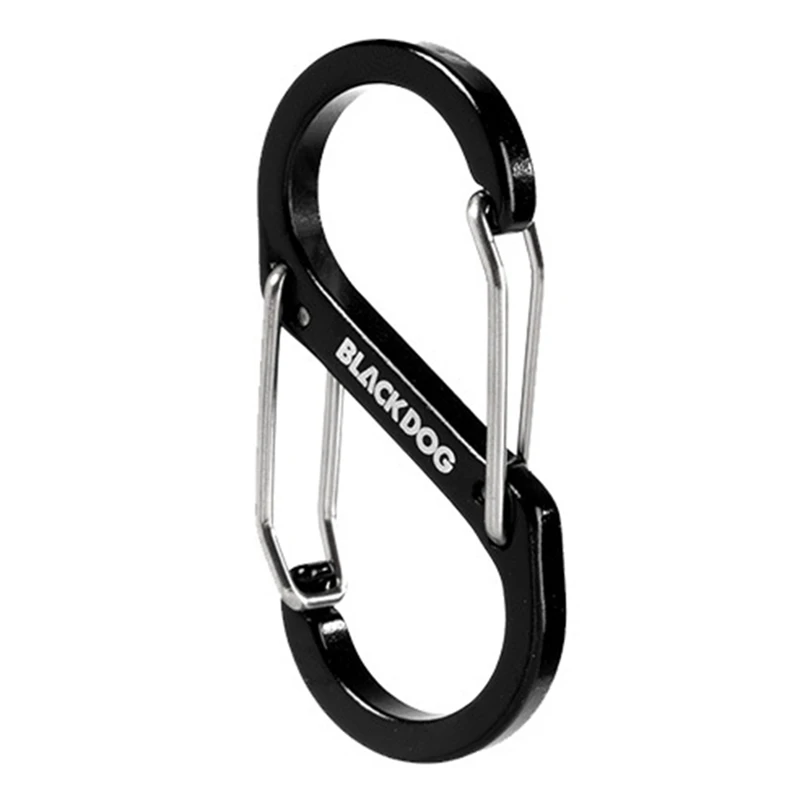 BLACKDOG S-Shaped Hang Buckle Aluminum Alloy Hang Buckle Multi-Functional Hang Buckle Outdoor Hang Buckle