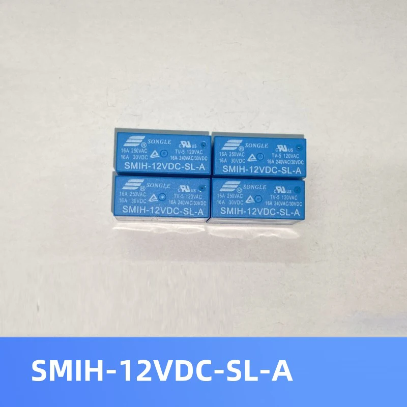 

Оригинальный реле Songle SMIH-12VDC-SL-A 6 футов, нормально открытый 16A250V электромагнитный ремонт
