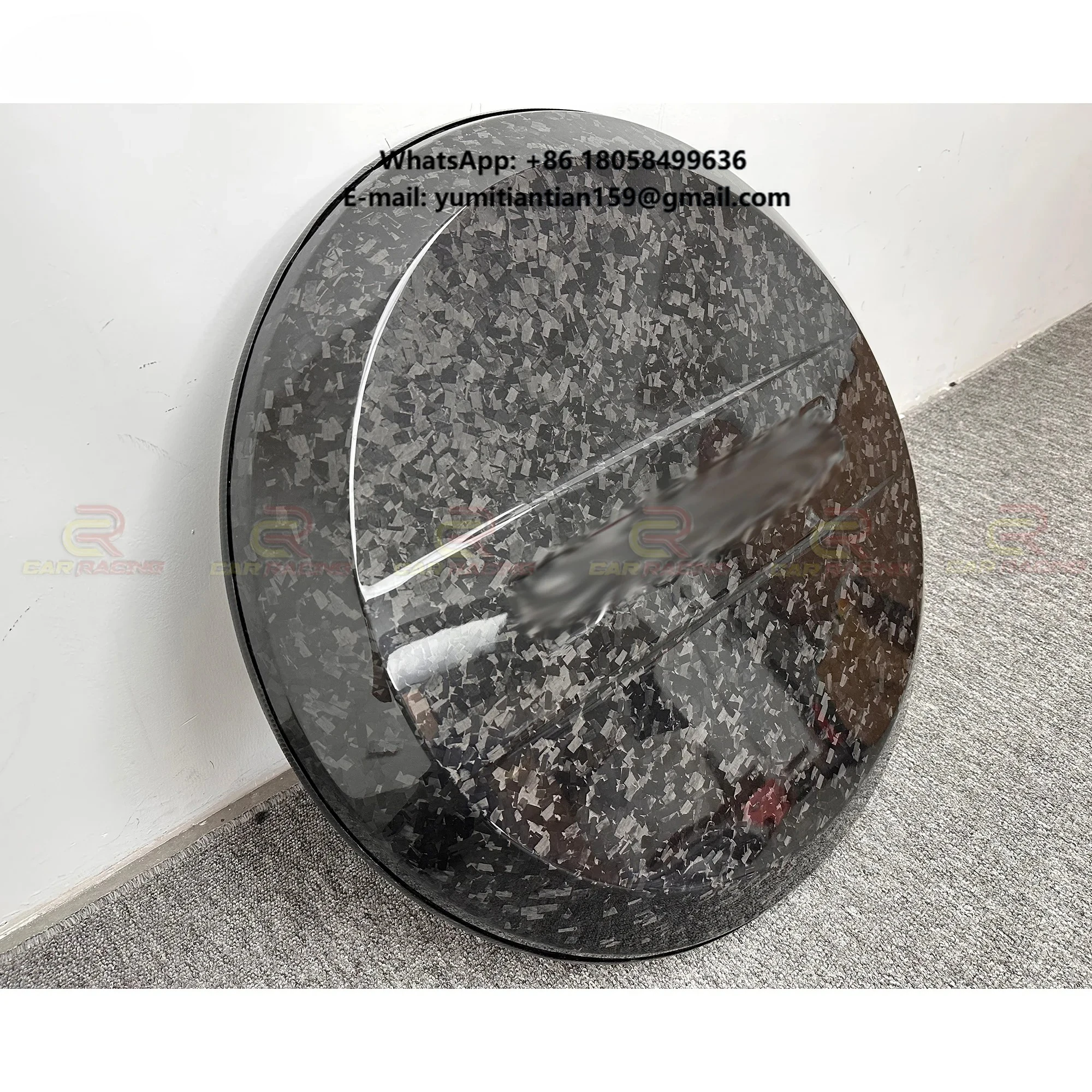 

Spare Tire Cover for Mercedes Benz G Class W464 G550 G500 G63 2019-2024 Brabu Style Forged Carbon Rear Wheel Cover Car Parts