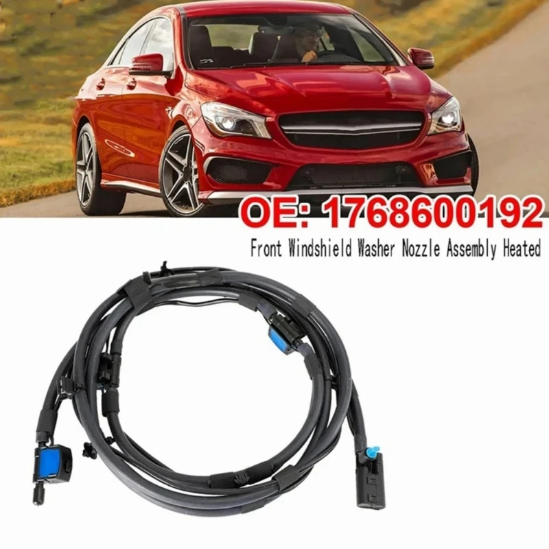 D0UC Car Heated Washer Jet For Winter Use High Weather Resistance Rubber Material 4478600592 4478607100 4478600492 447860700