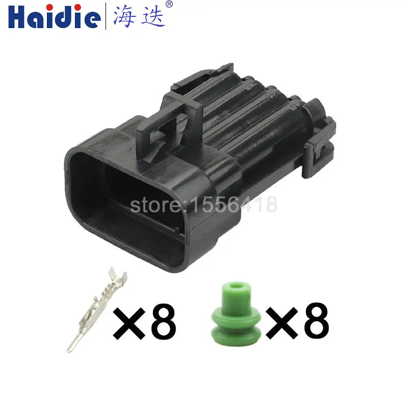 1-20 Sets 8 Pin 1.5 Series 12047931 12047937 Auto Wire Harness Plastic Housing Waterproof Male Female Socket 12066304 15324525