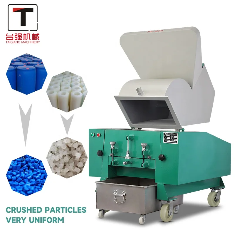 

Factory Direct Single Shaft Motor Plastic Crusher for PET Bottles Film Scrap Molding Waste Grinder 380V 4kW 9 Moving/2
